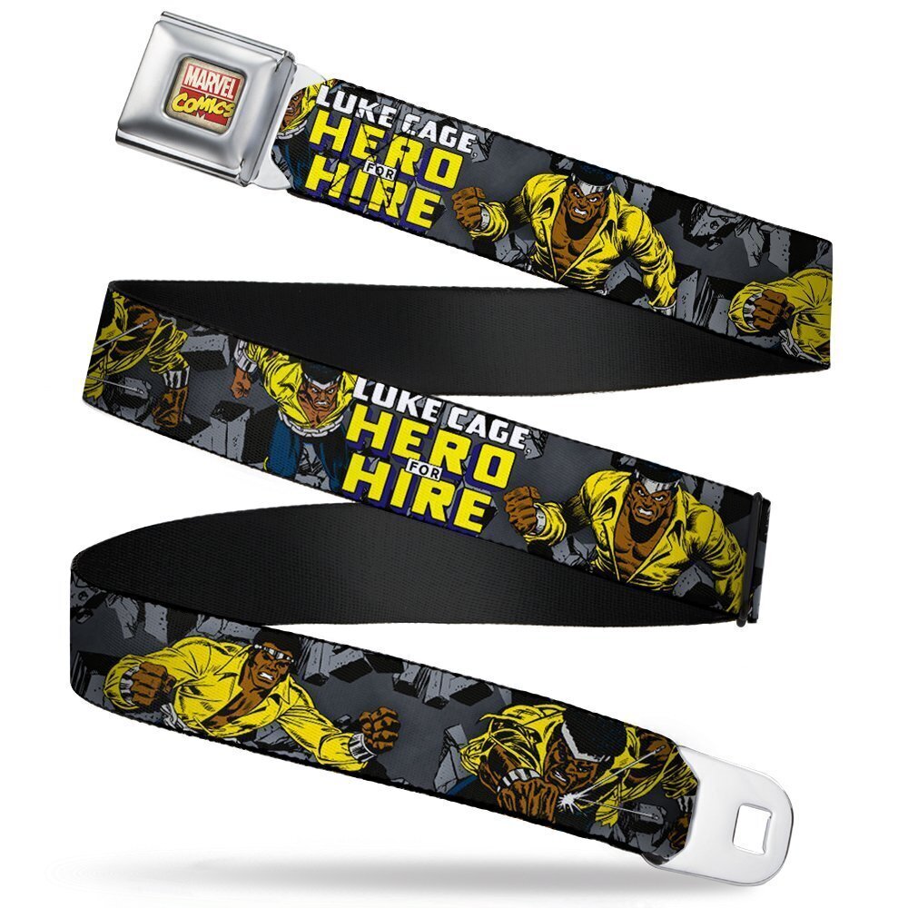 6314 Seatbelt Belt - Retro LUKE CAGE HERO FOR HIRE Action Pose